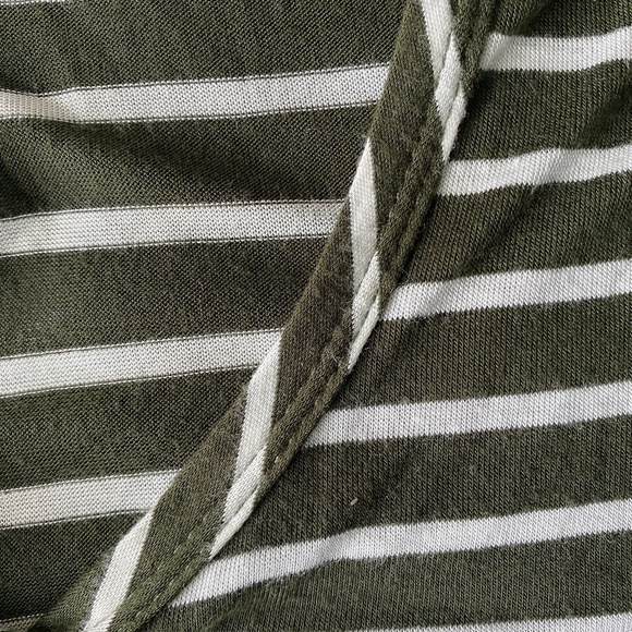 Pinc Green White Striped Midi Dress - Picture 3 of 4